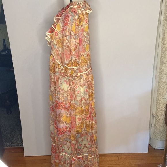 Free People Dress Free Spirit BoHo Floral Maxi Dress - Picture 7 of 15